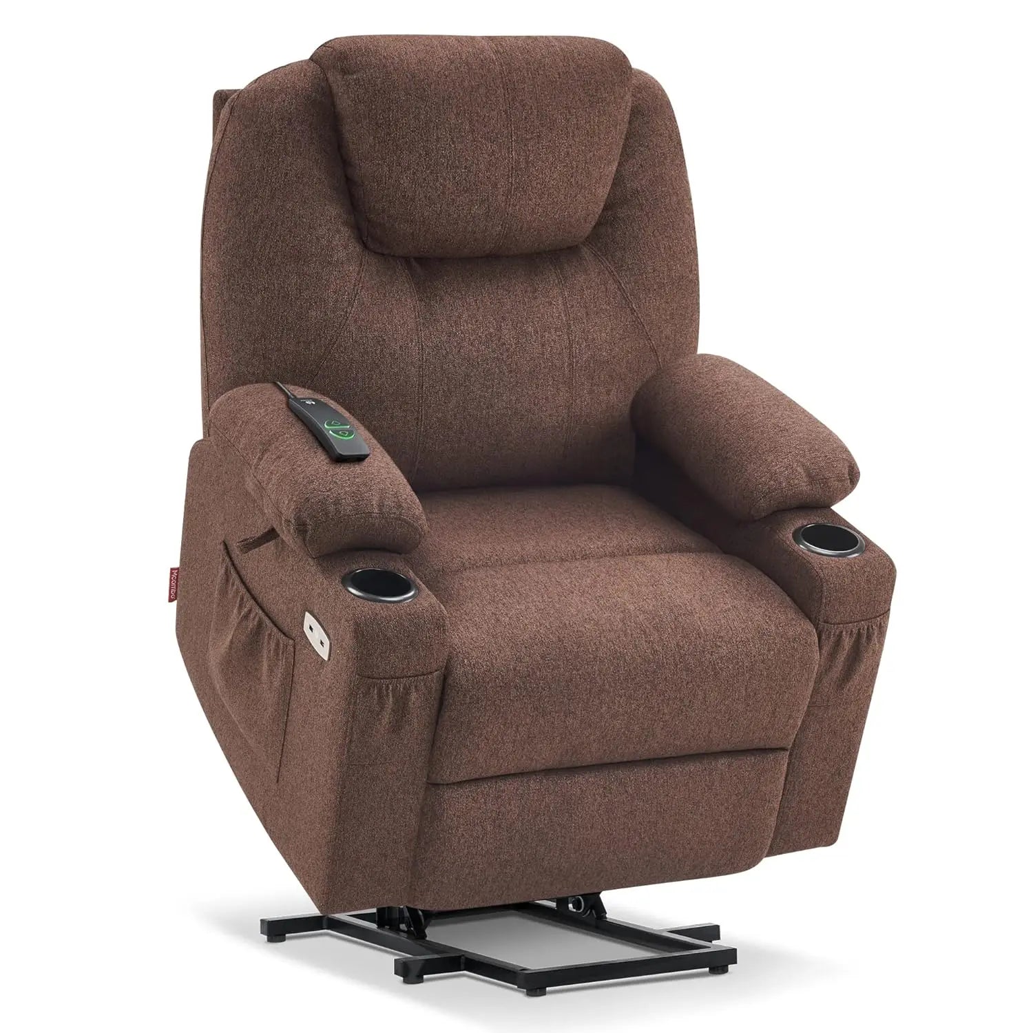 Power Lift Recliner Chair Heat Massager, Remote, Cup Holder