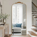 Stylish 30x71 Ornate Carved Full-Length Mirror