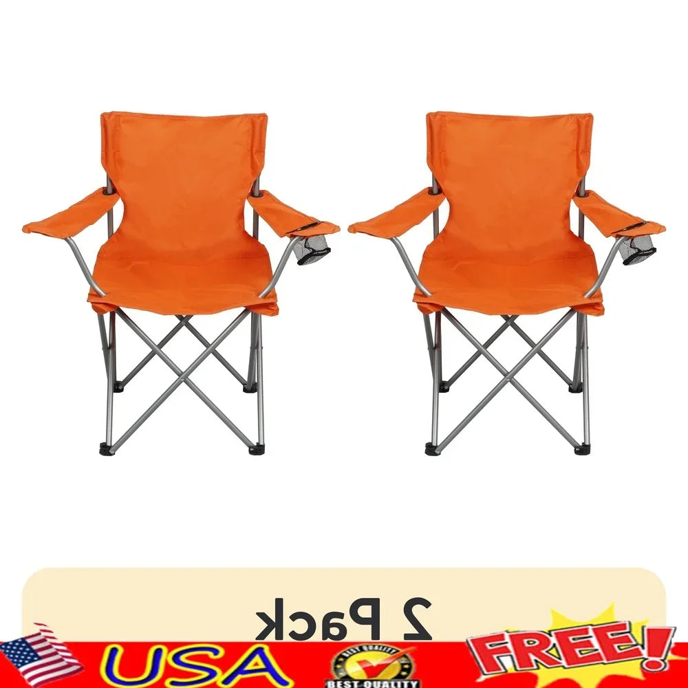 2 Pack Folding Camp Chairs