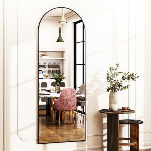 59x16, 64x21, 71x26, Black Arched Full-Length Mirror Free StandingStyling