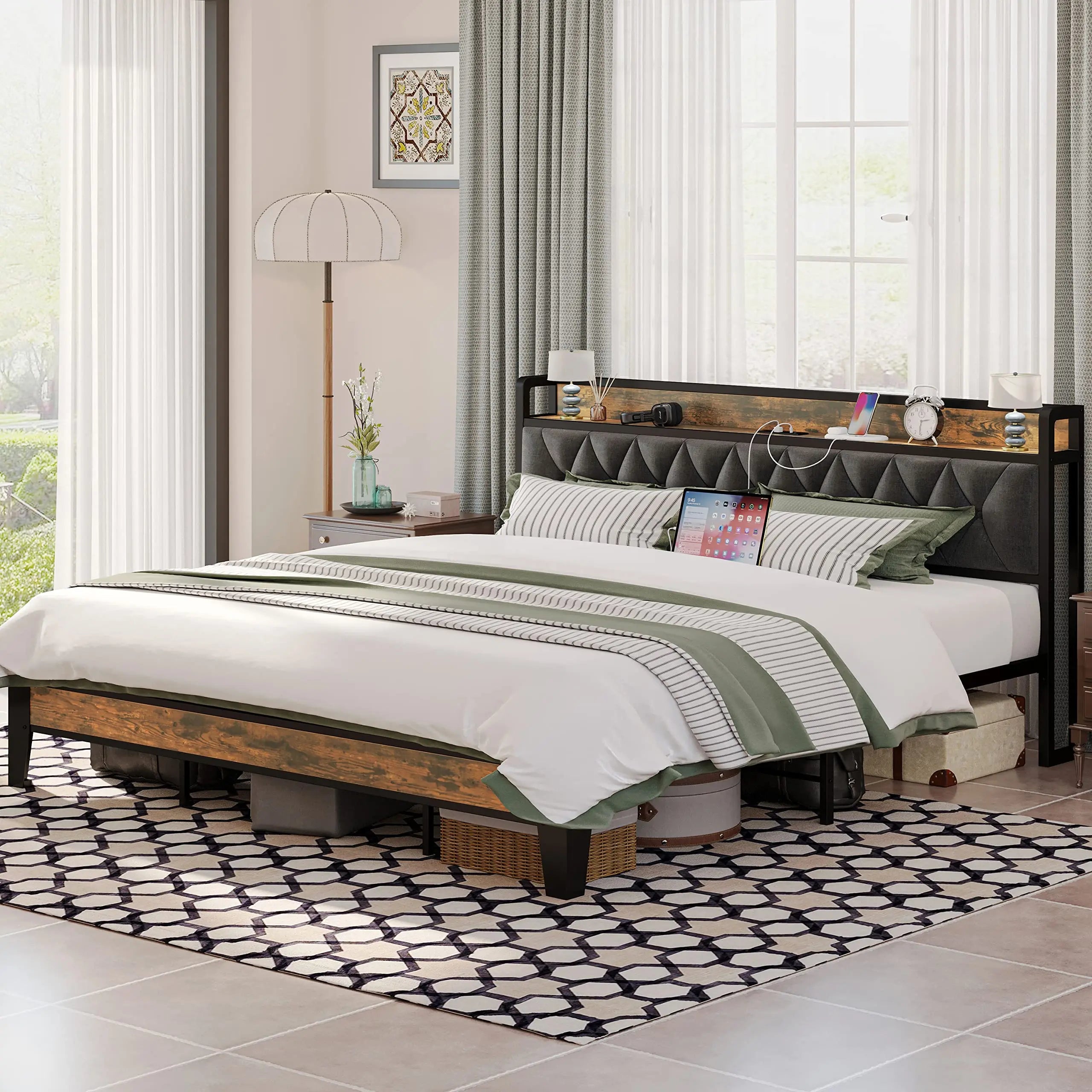 Twin/TwinXL/Full/Queen/King/CaliforniaKing Bed Frames,