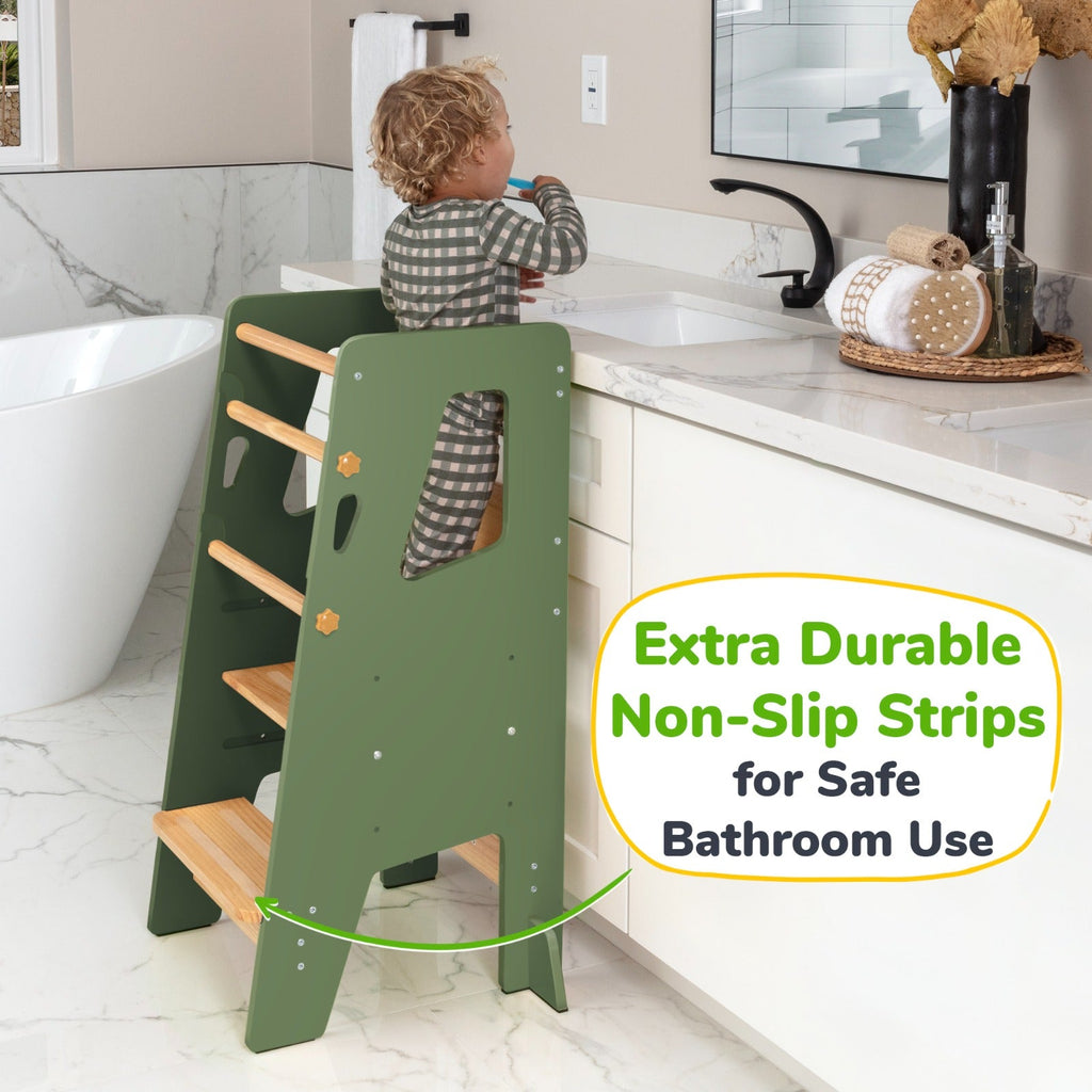 Montessori Toddler Tower - Adjustable Kitchen Stool Helper