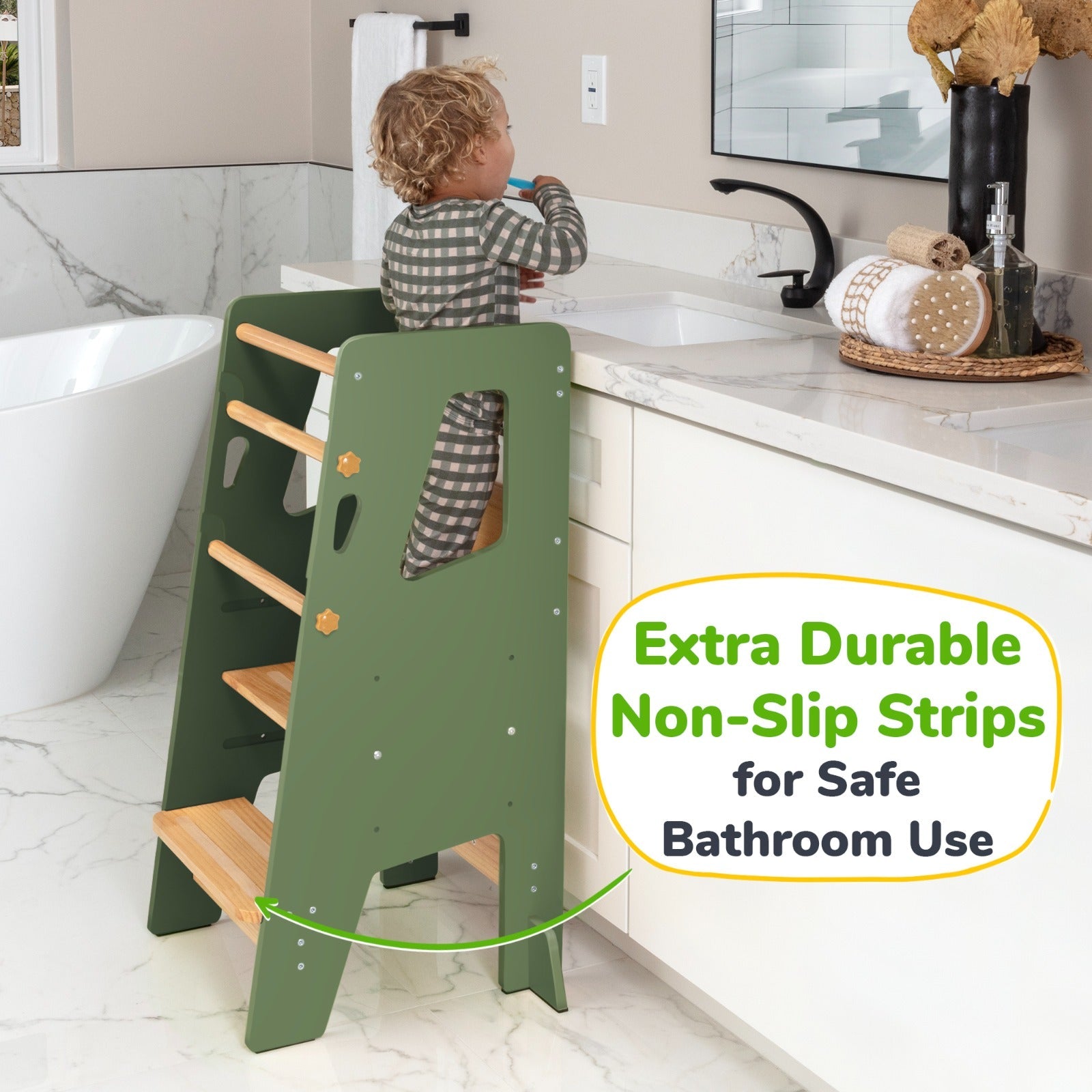 Montessori Toddler Tower - Adjustable Kitchen Stool Helper