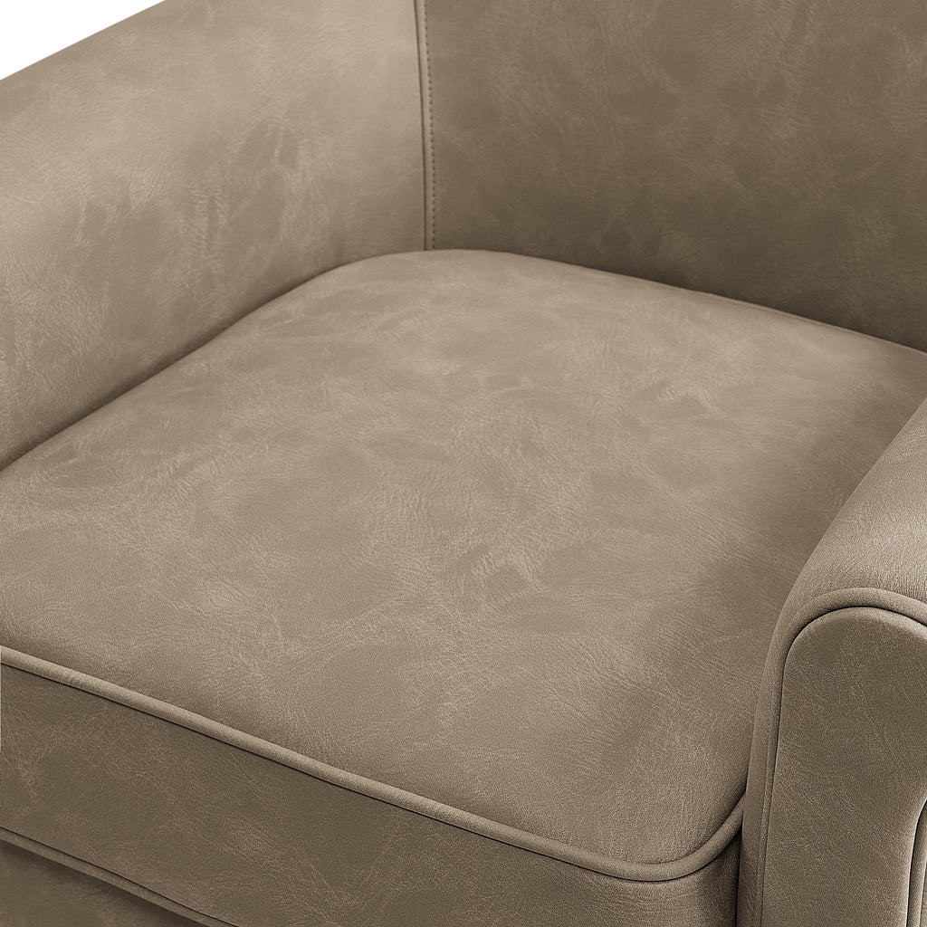 Westly Faux Leather Swivel Accent Chair - Willow