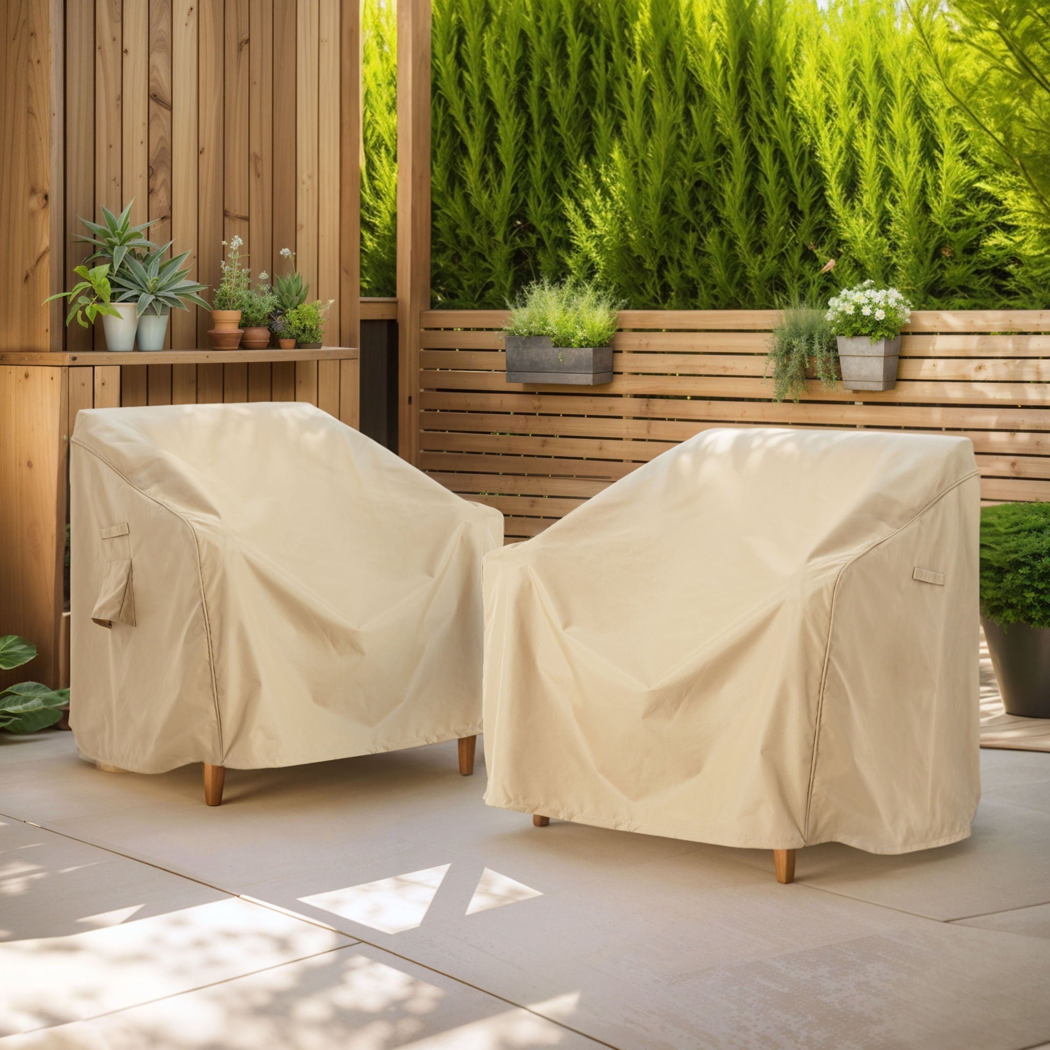 Shield Outdoor Patio Club Chair Cover