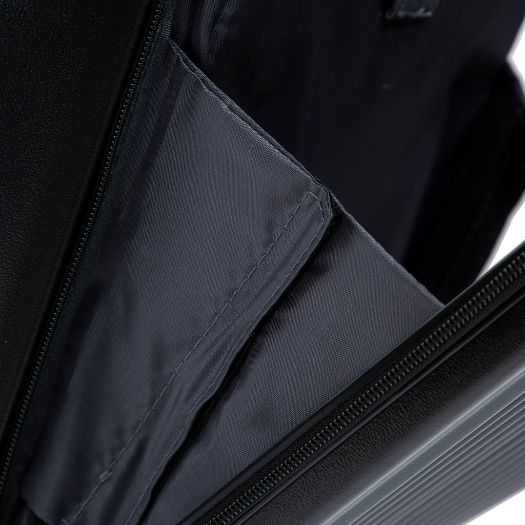 14' & 20' ABS Spinner Wheel Luggage Set with Cosmetic Case
