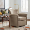Westly Faux Leather Swivel Accent Chair - Willow