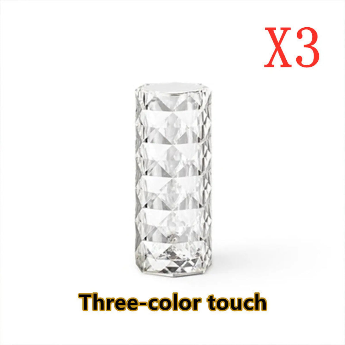 Elegant USB Table Lamp with 16-Color Crystal Lighting