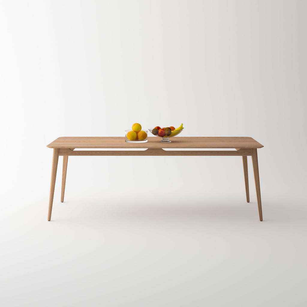Isabella Mid Century Oak Dining Table and Chairs - American Solid Oak