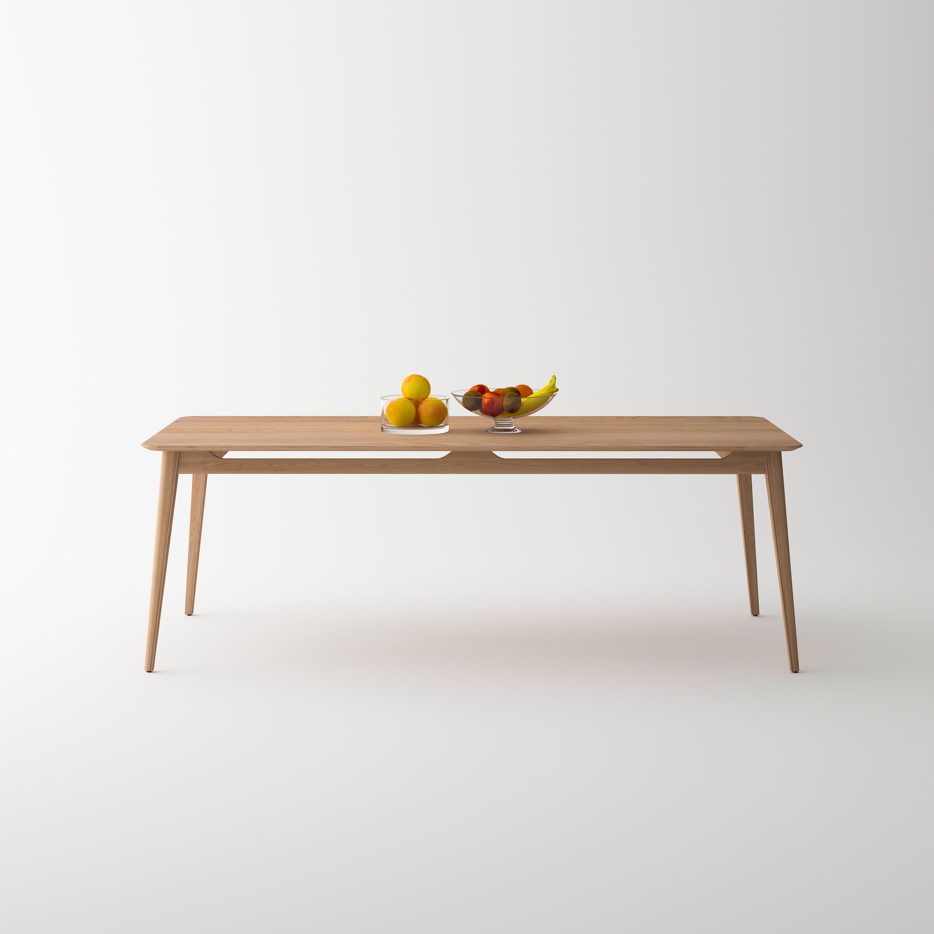 Isabella Mid Century Oak Dining Table and Chairs - American Solid Oak