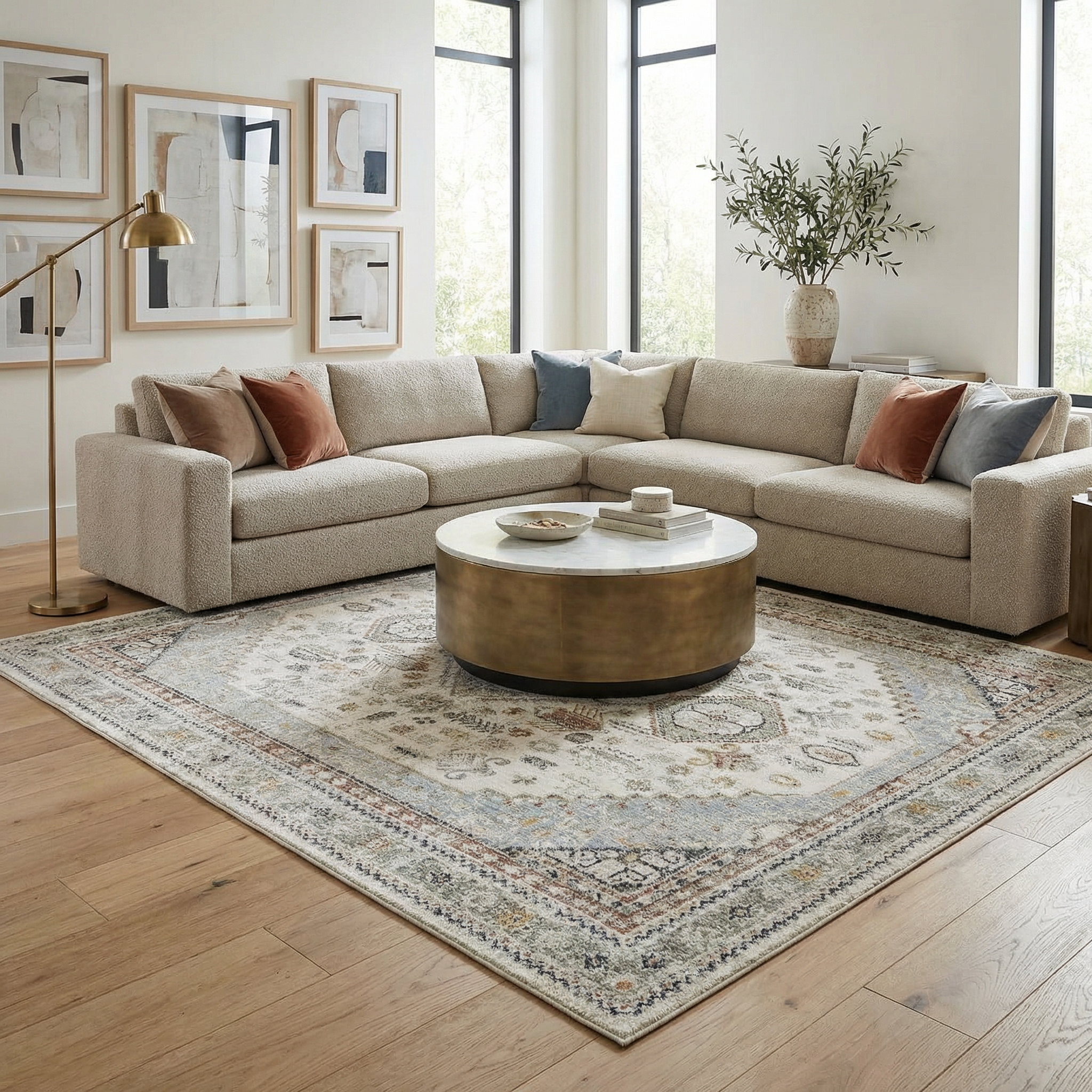 Kouta Cream Area Rug